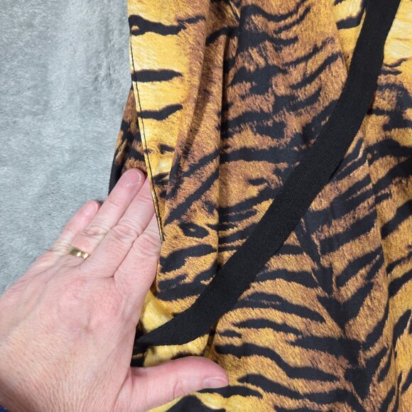 Tripp NYC Dress Womens Small Tiger Print Straps Pockets Goth Punk Rock Mini NEW - Picture 6 of 10